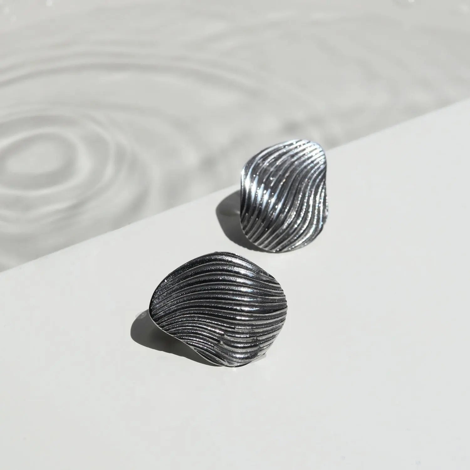 Onaria Small Silver Earrings - Dyrberg/Kern NZ