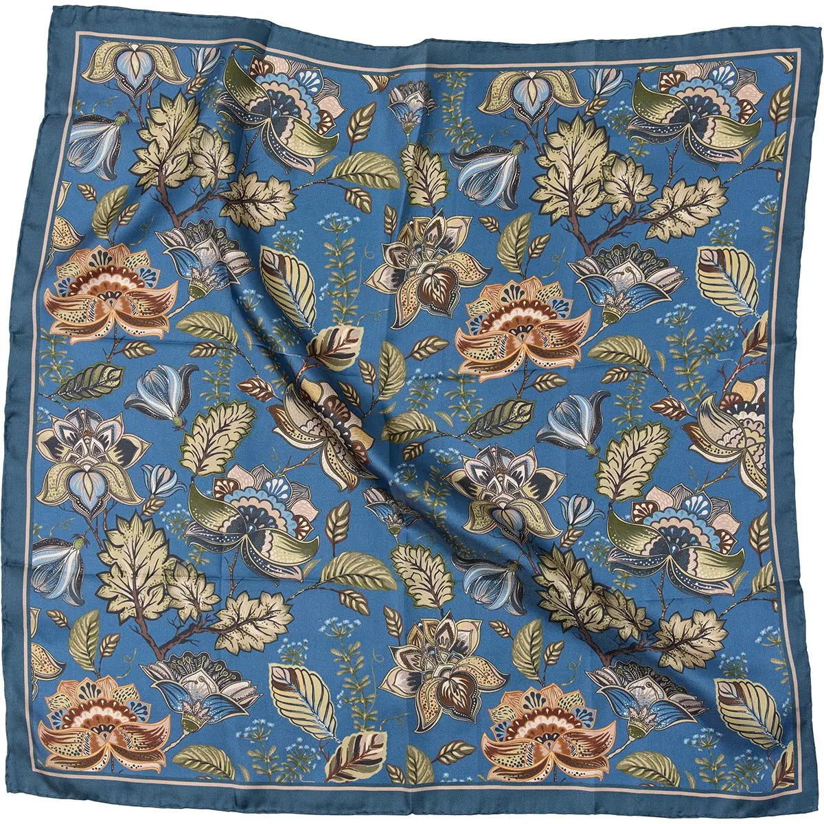 Paisley Love Silk Scarf, Blue - Dyrberg/Kern NZ