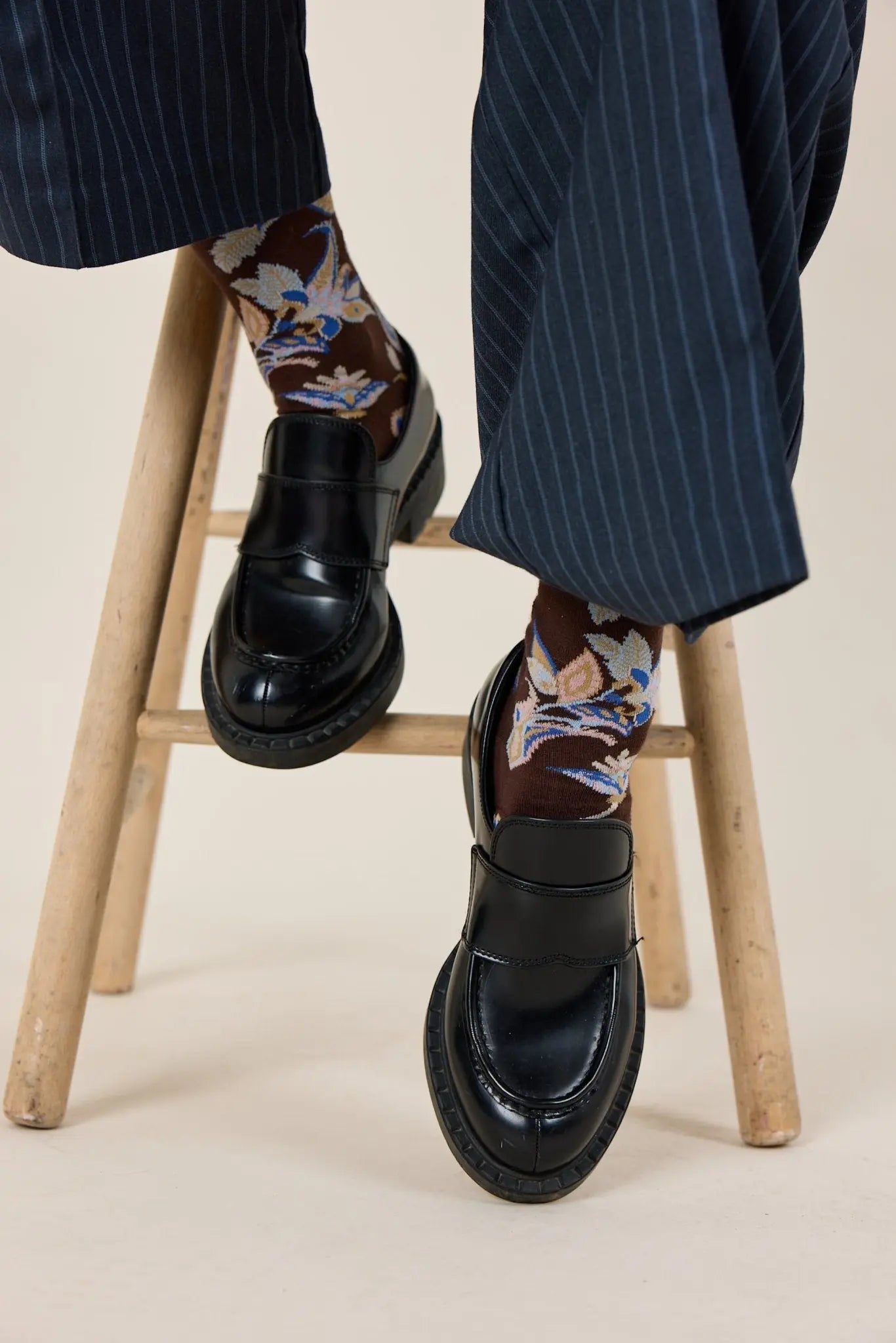 Paisley Socks, Blue - Dyrberg/Kern NZ