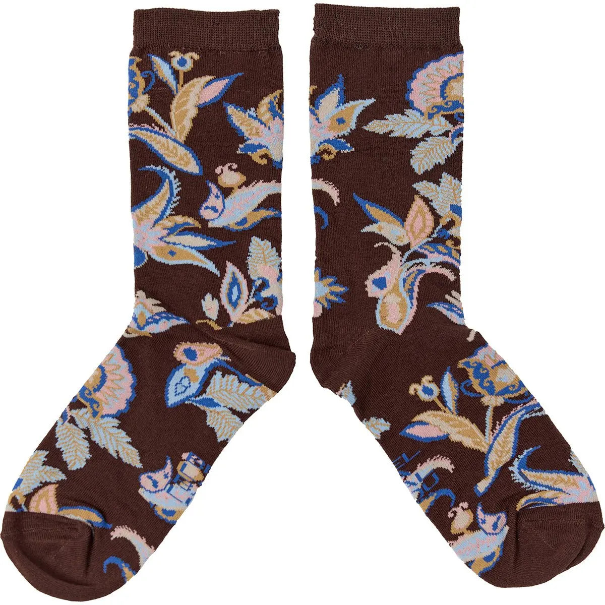 Paisley Socks, Brown - Dyrberg/Kern NZ