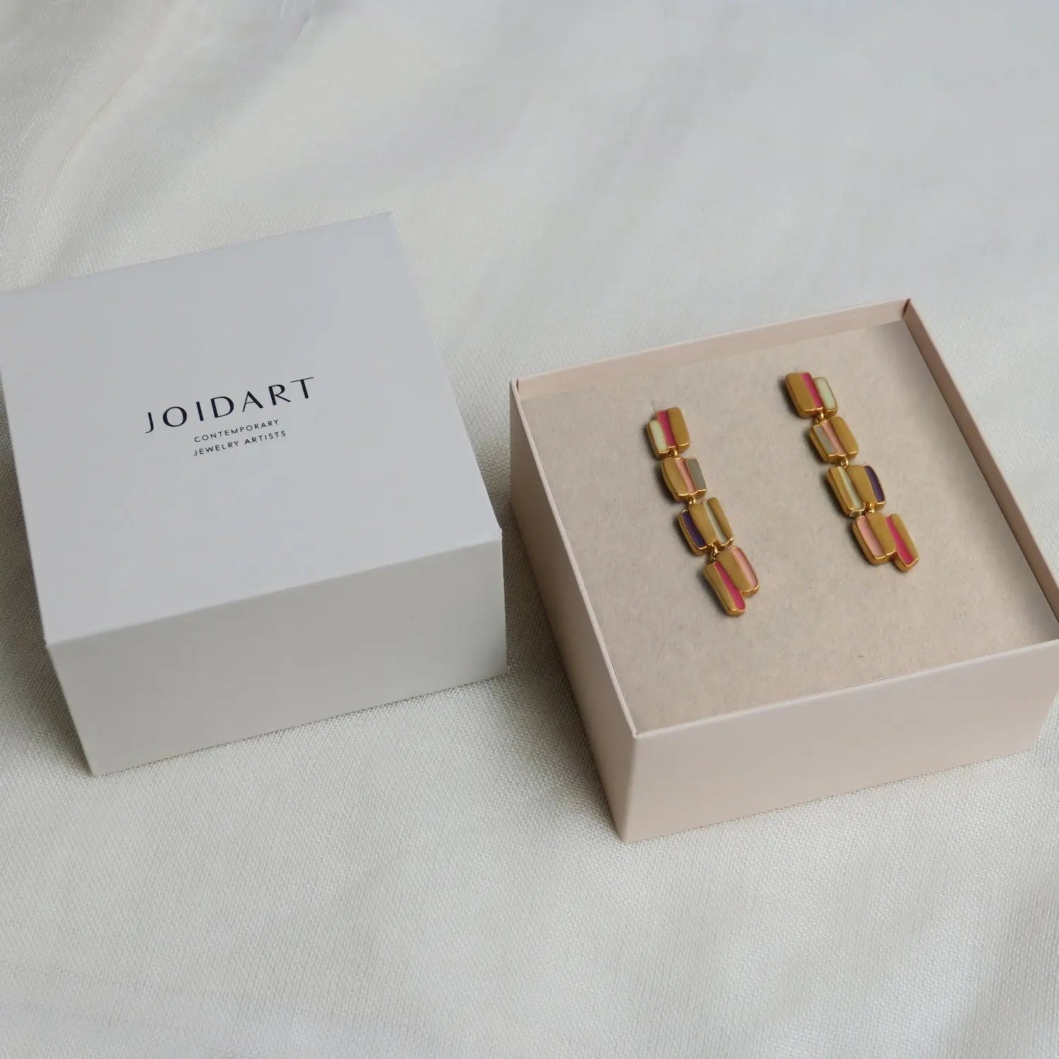 Palette Gold Earrings Long - Dyrberg/Kern NZ