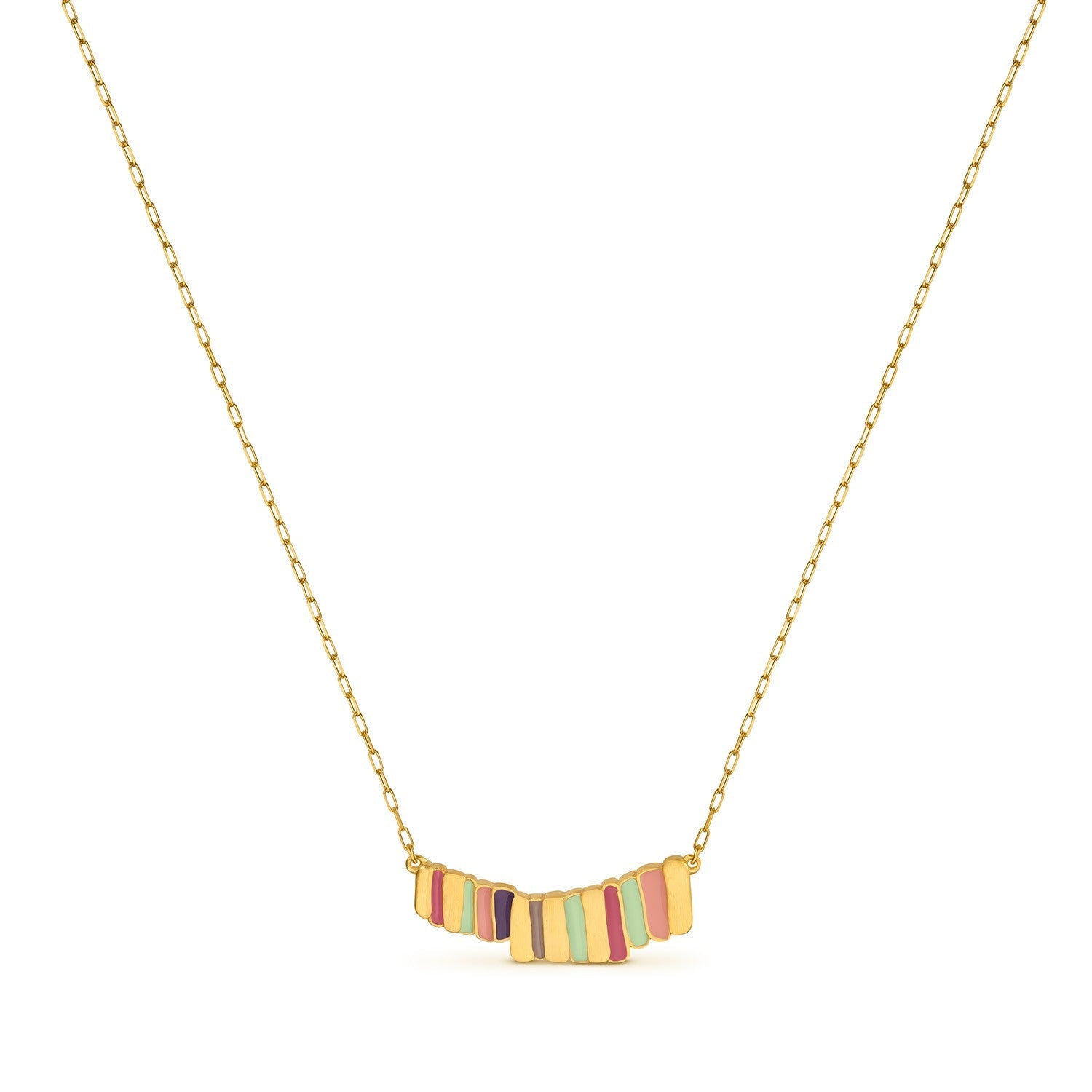 Palette Gold Necklace Large - Dyrberg/Kern NZ