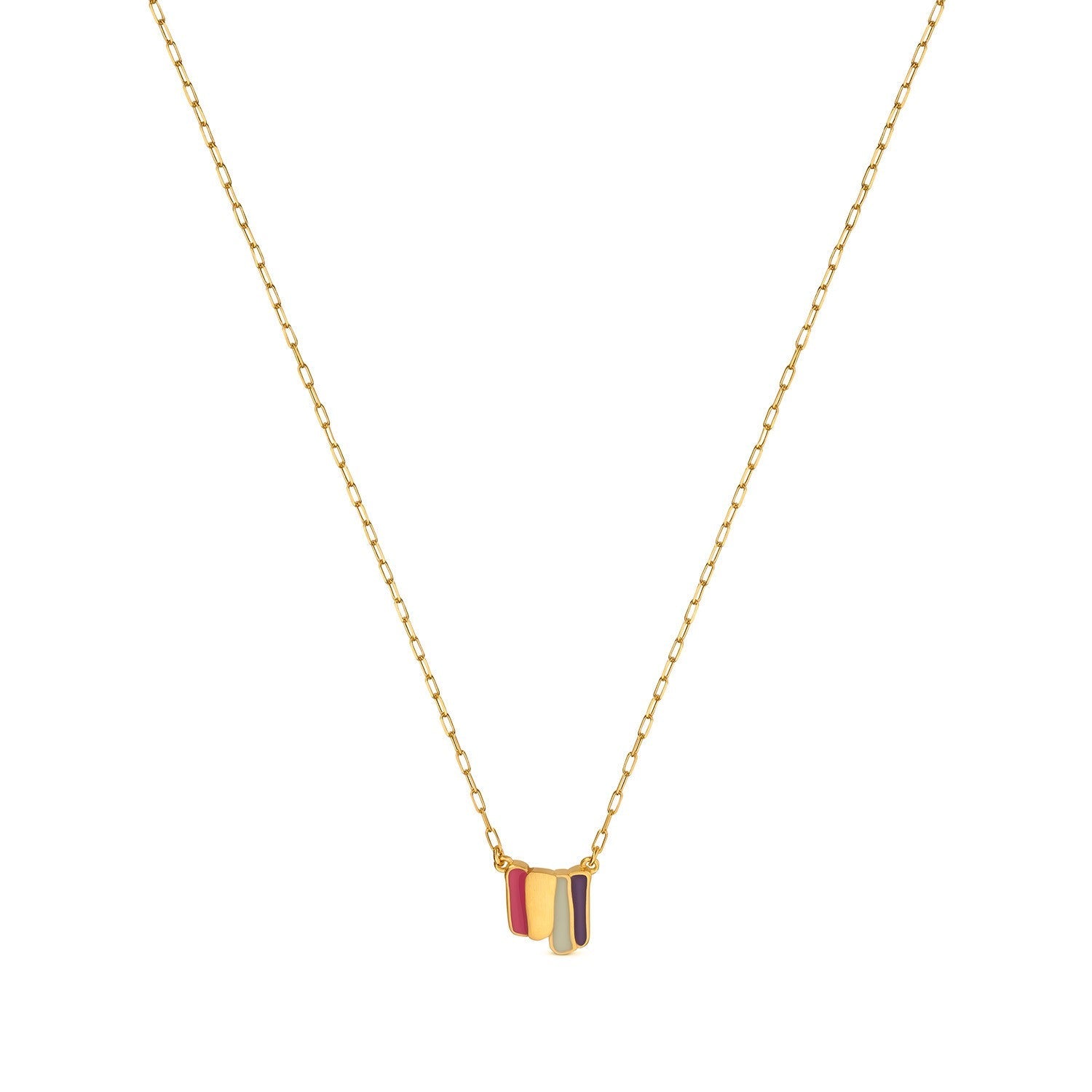 Palette Gold Necklace Small - Dyrberg/Kern NZ