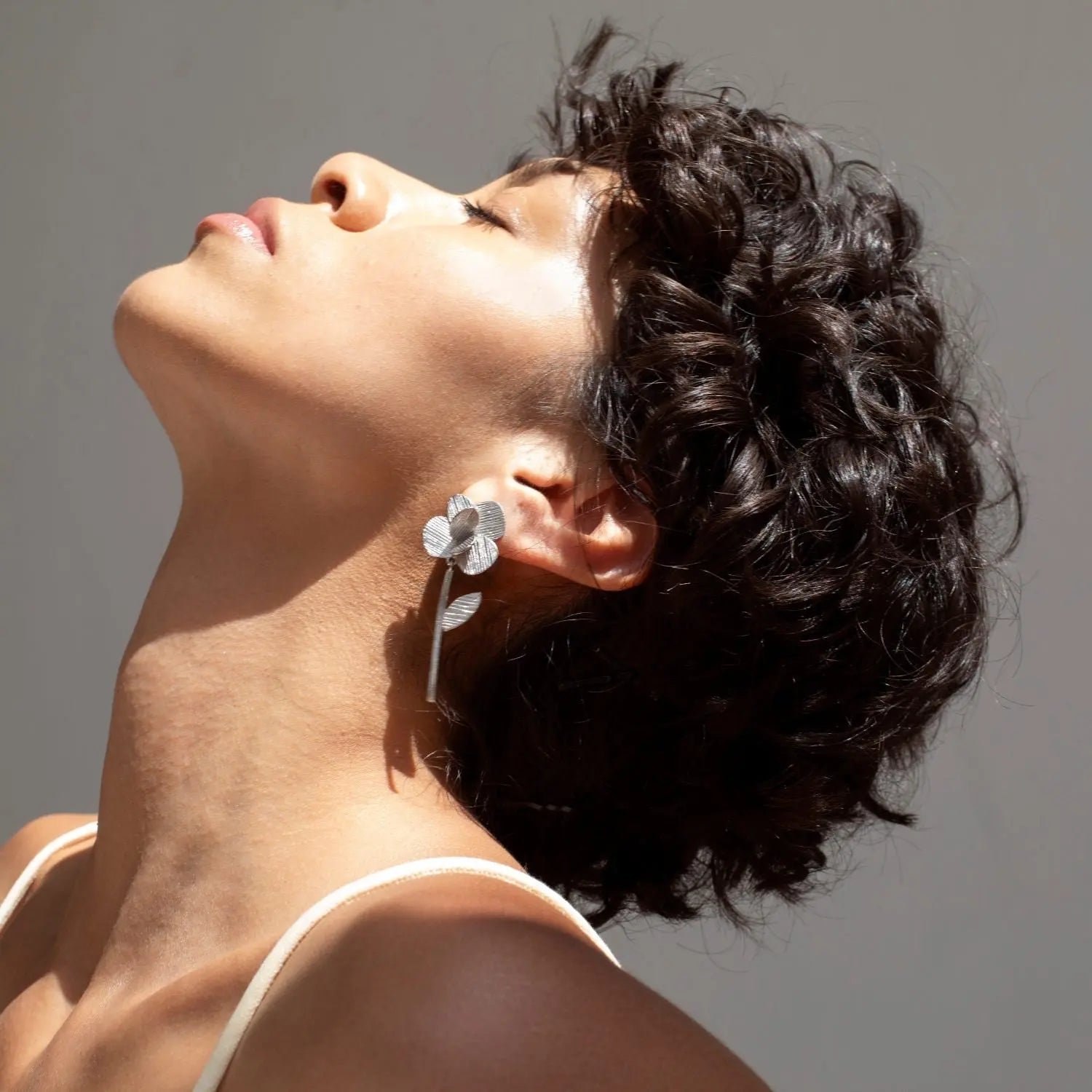 Pampalonia Silver Earrings Long - Dyrberg/Kern NZ