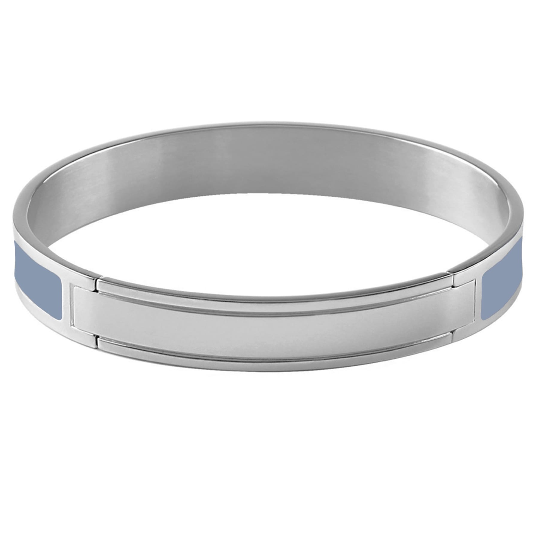 Pennika Shiny Silver Bracelet - Light Blue - Dyrberg/Kern NZ