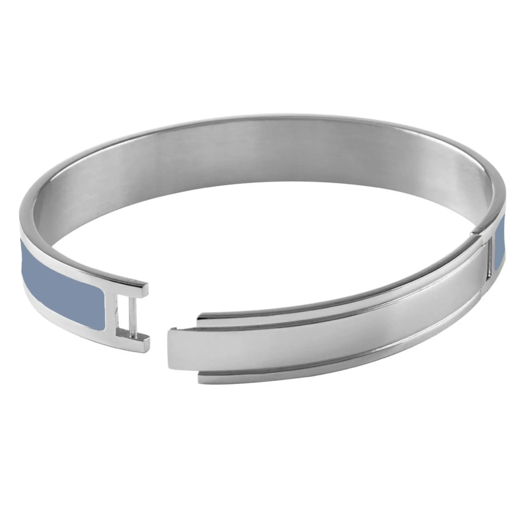 Pennika Shiny Silver Bracelet - Light Blue - Dyrberg/Kern NZ