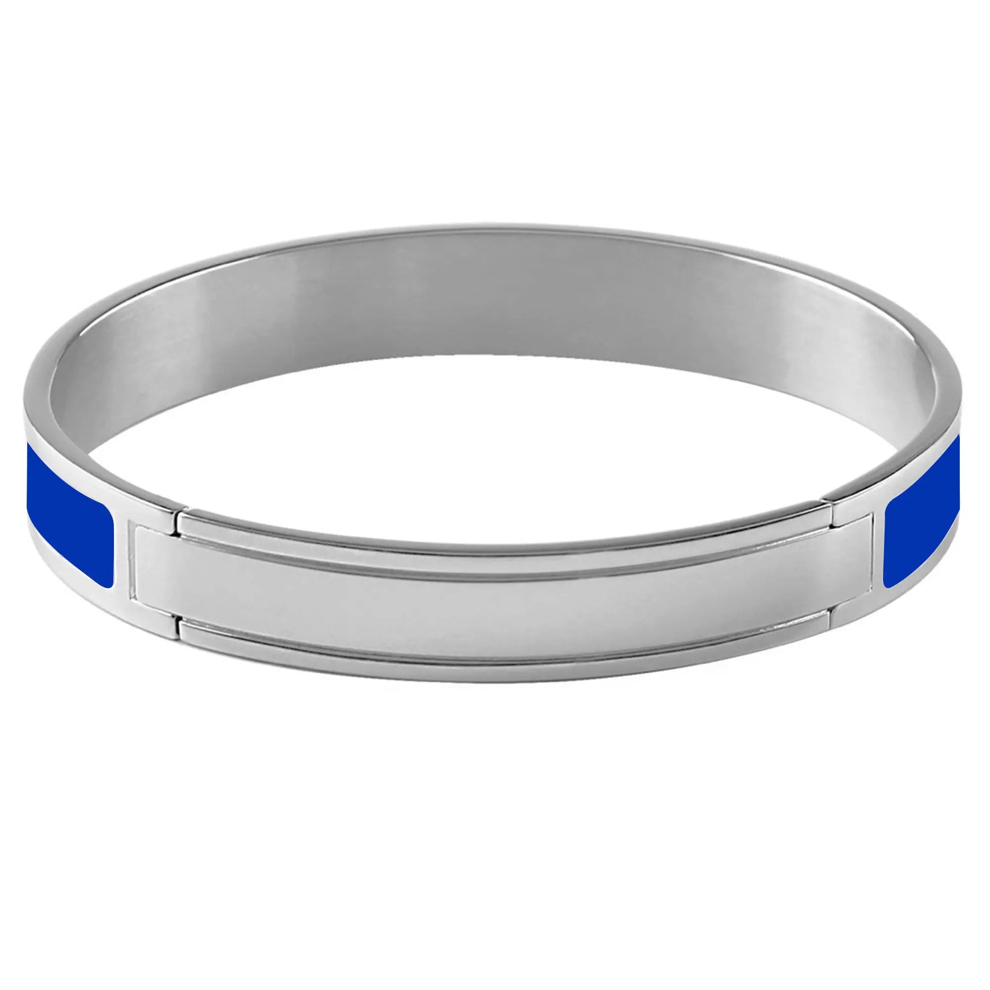 Pennika Shiny Silver Bracelet - Sapphire - Dyrberg/Kern NZ