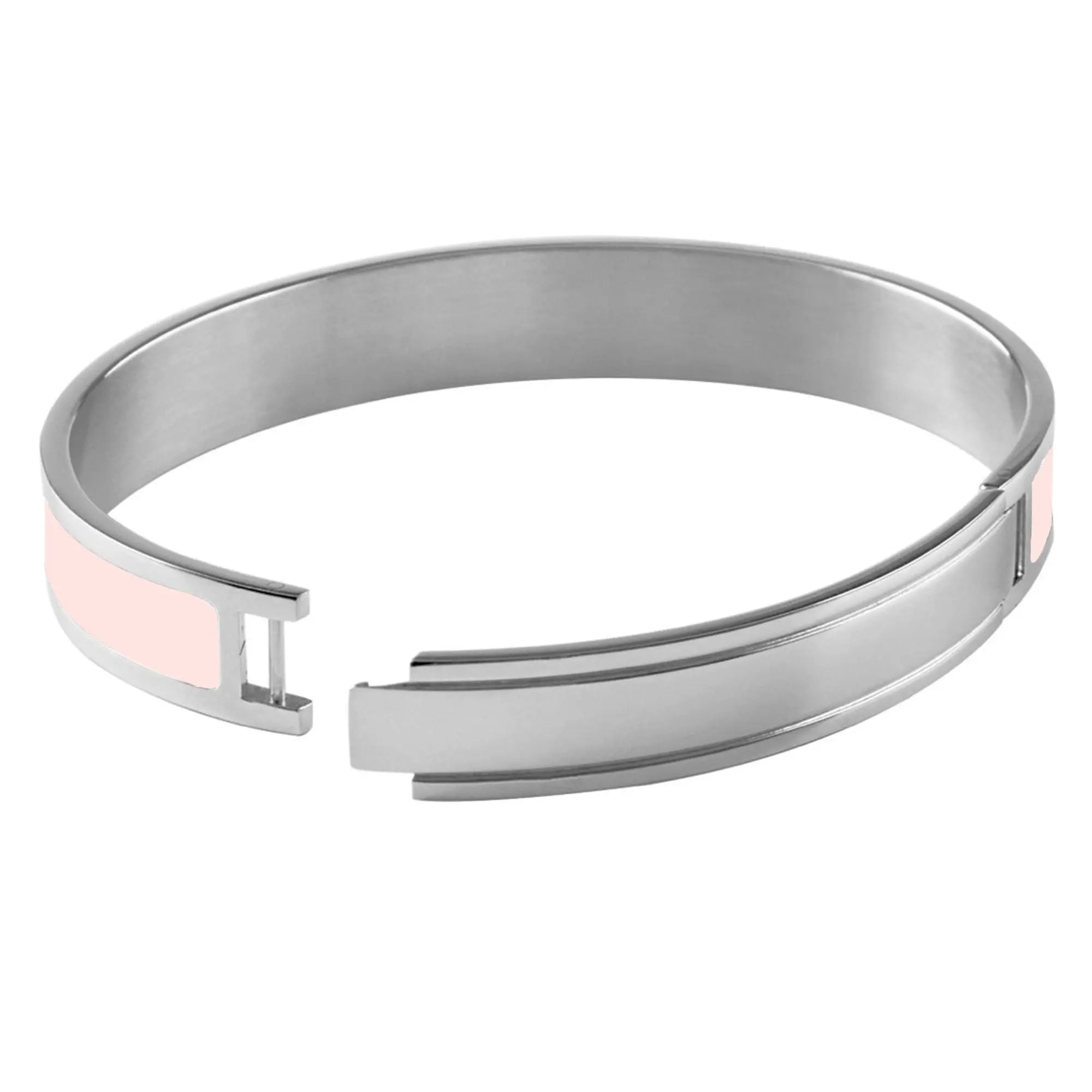 Pennika Shiny Silver Bracelet - Vintage Rose - Dyrberg/Kern NZ