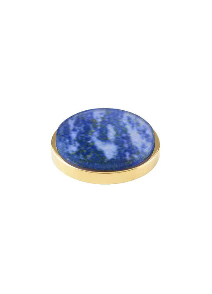 Pleasure Gold Interchangeable Ring Topper - Blue