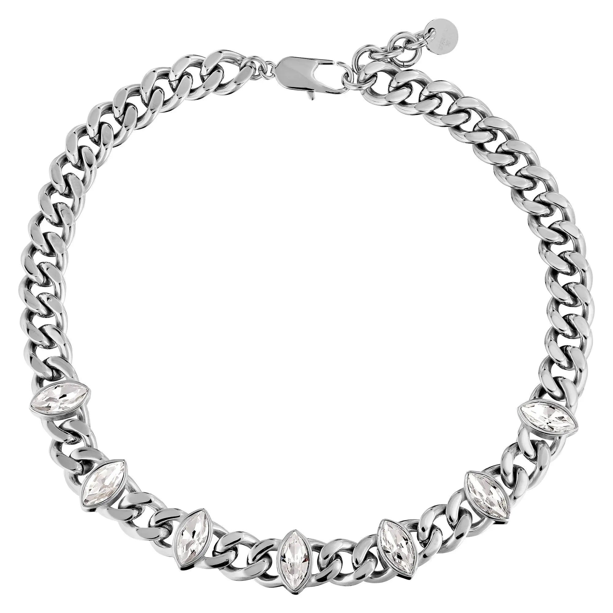 Punica Shiny Silver Necklace - Dyrberg/Kern NZ