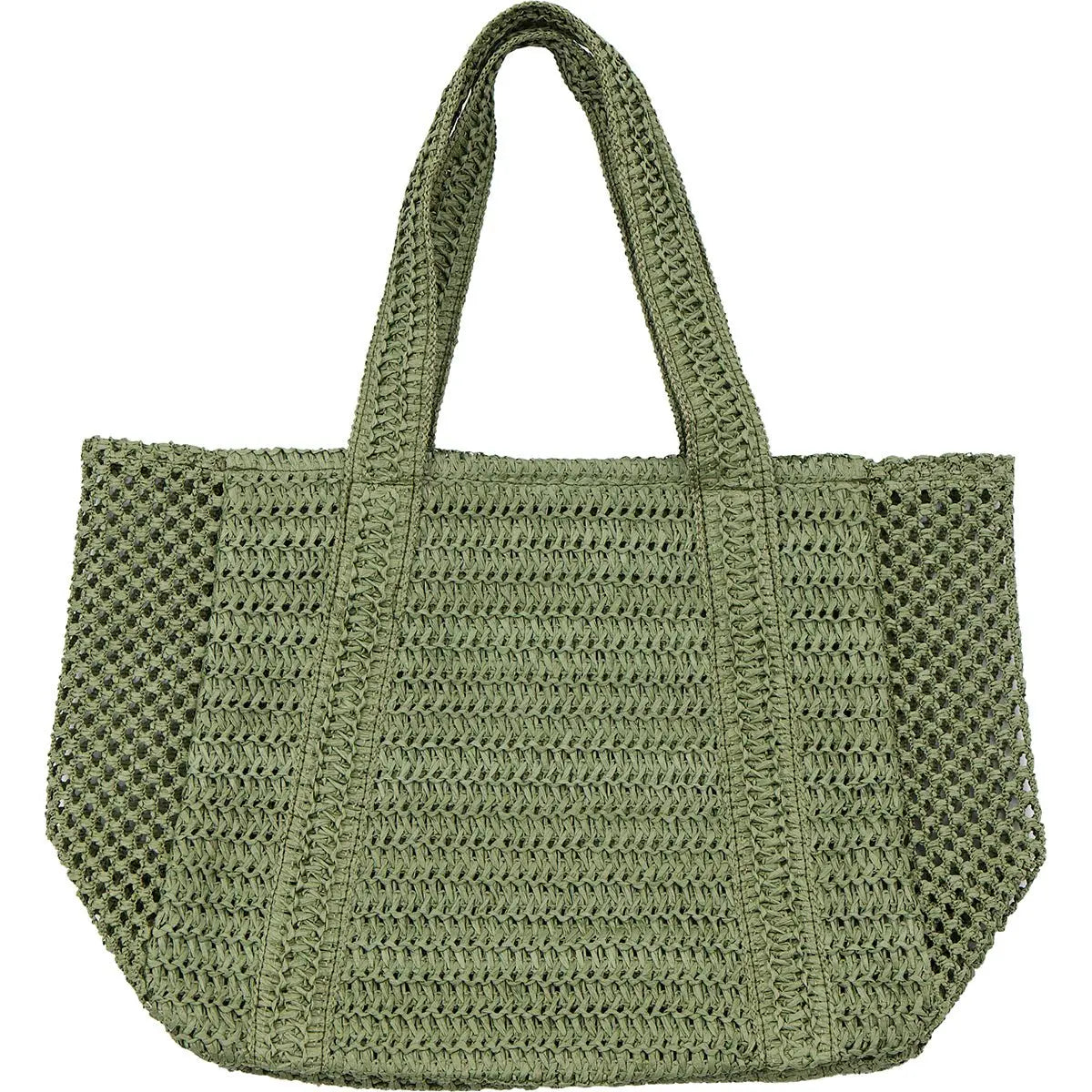 Raffia Bag, Green - Dyrberg/Kern NZ