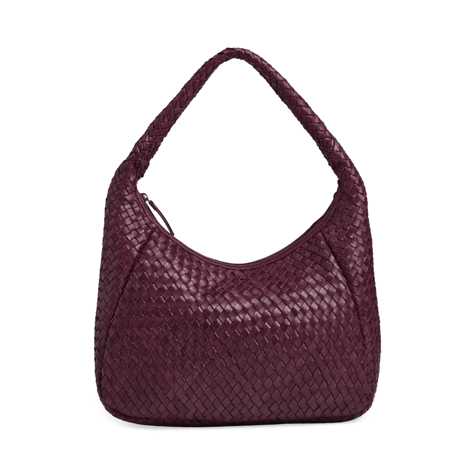 Samara Bag, Weave, Burgundy - Dyrberg/Kern NZ
