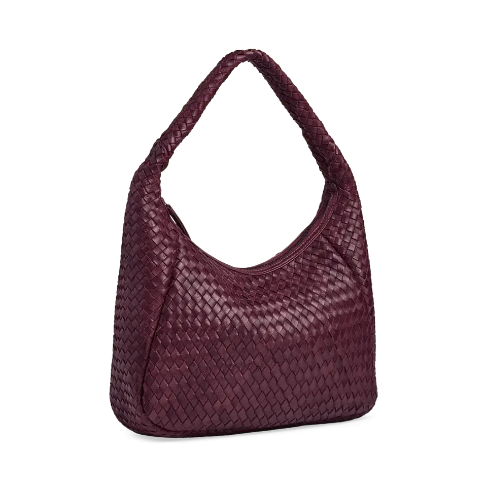 Samara Bag, Weave, Burgundy - Dyrberg/Kern NZ
