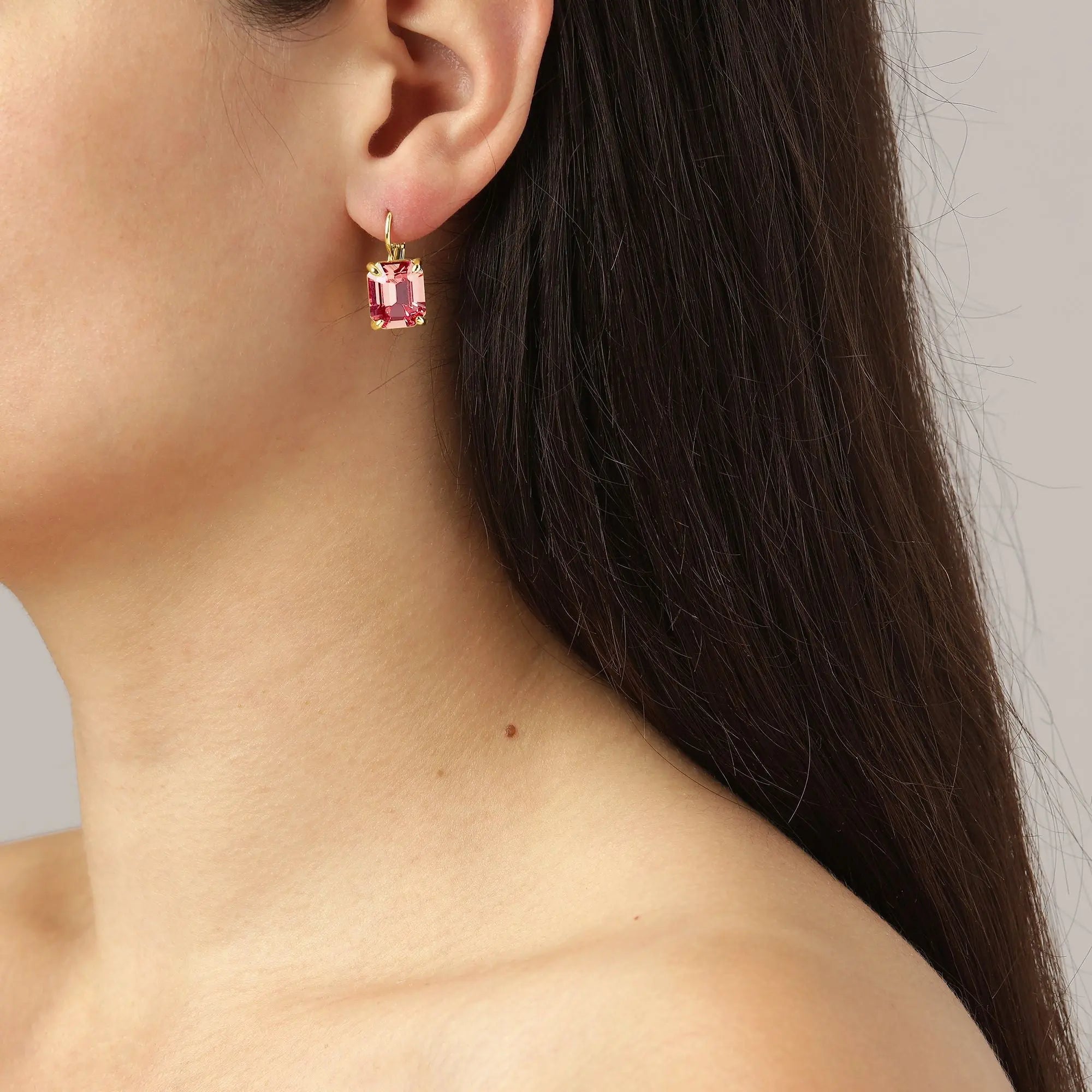 Segin Gold Earrings - Light Rose - Dyrberg/Kern NZ