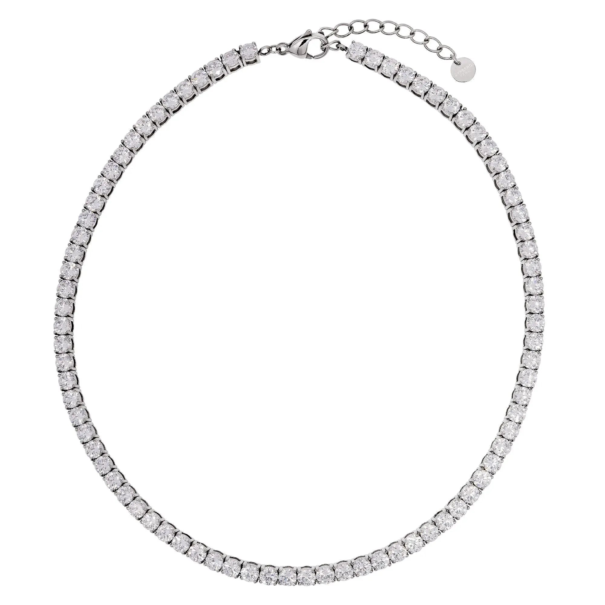 Snake Shiny Silver Necklace - Dyrberg/Kern NZ