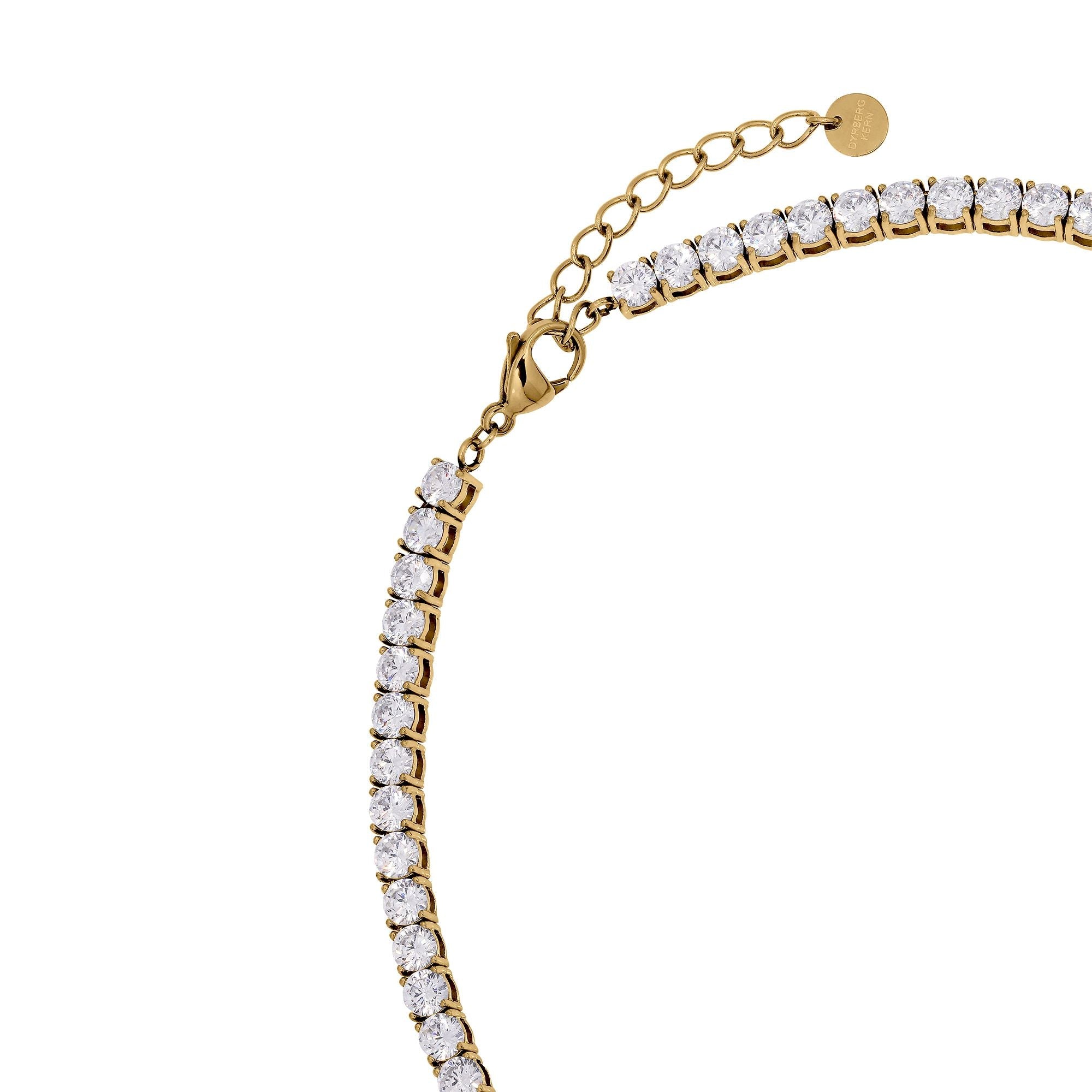 Snake Shiny Silver Necklace - Dyrberg/Kern NZ