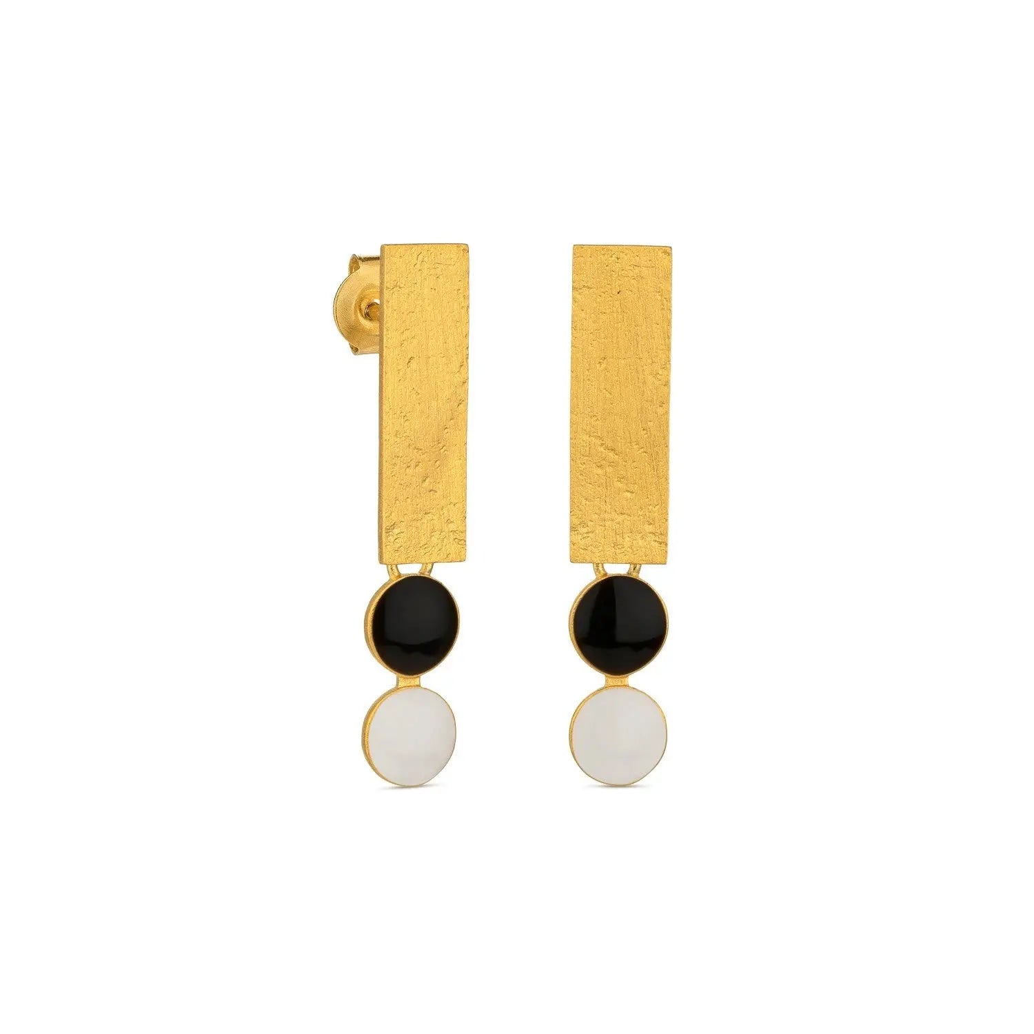 Somni Earrings Black and White - Dyrberg/Kern NZ
