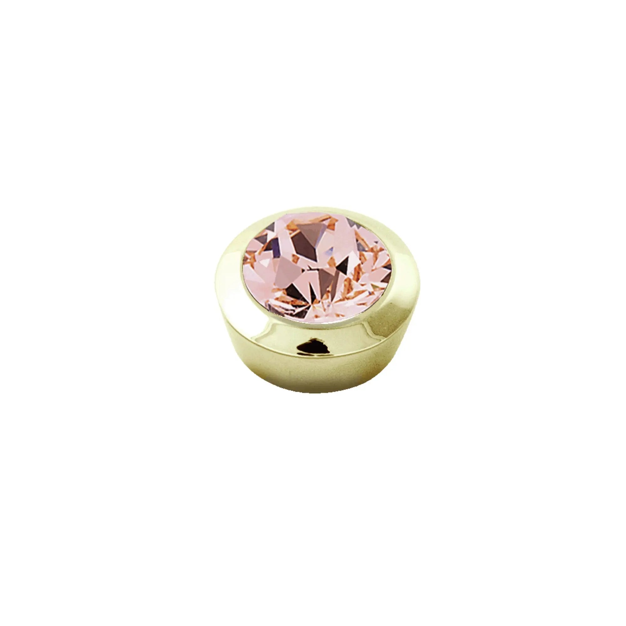 Strength Gold Interchangeable Ring Topper - Gold Rose - Dyrberg/Kern NZ