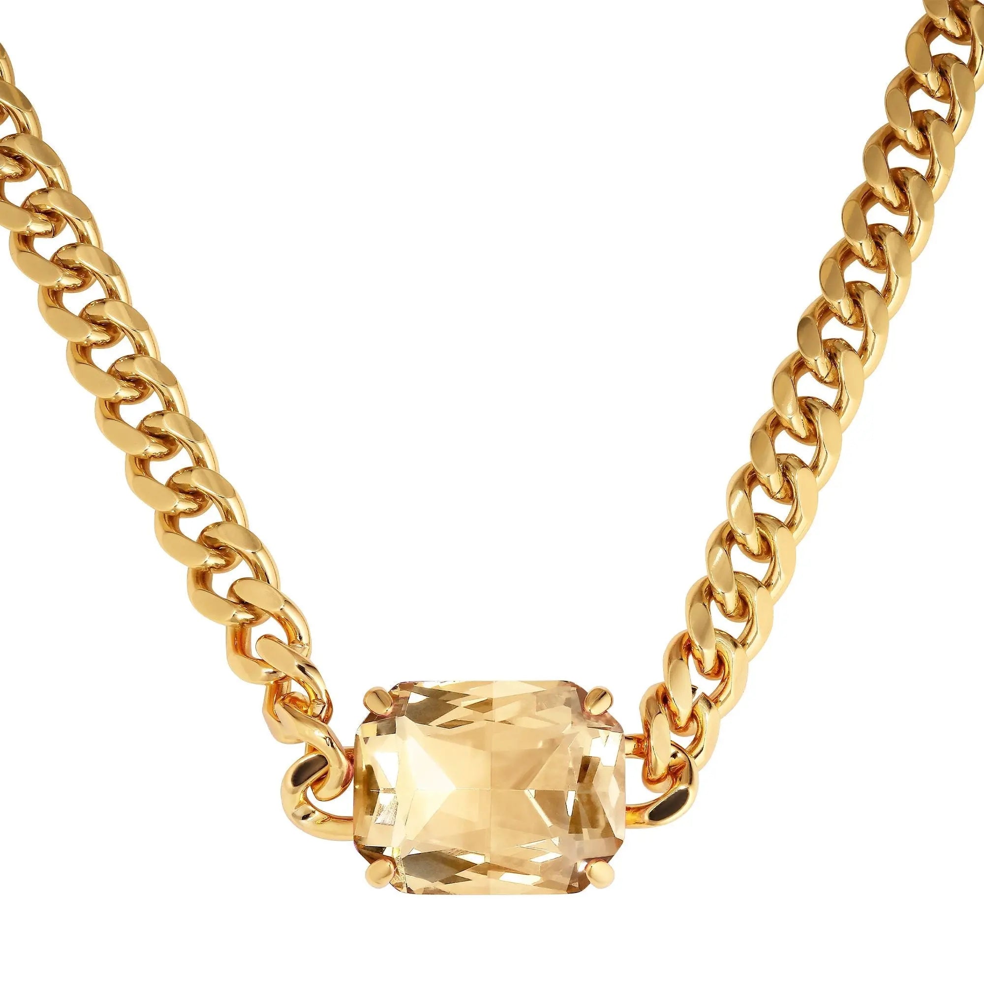 Tagona Gold Necklace - Golden - Dyrberg/Kern NZ