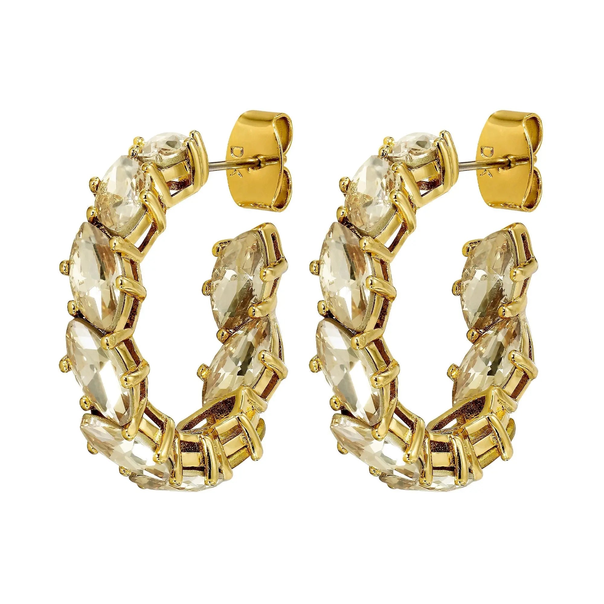 Tamarin Gold Earrings - Golden - Dyrberg/Kern NZ