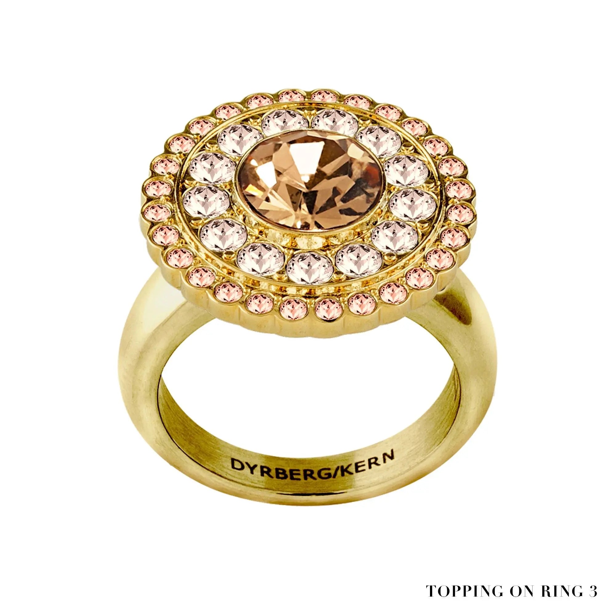 Value Gold Interchangeable Ring Topper - Golden - Dyrberg/Kern NZ