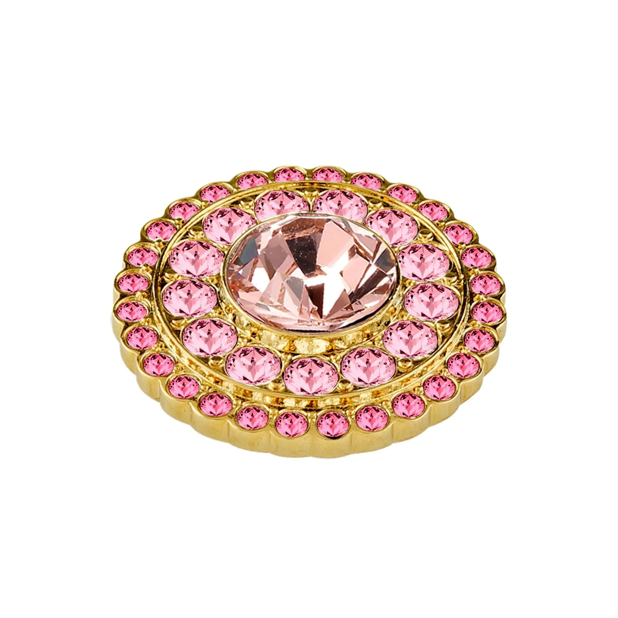 Value Gold Interchangeable Ring Topper - Rose - Dyrberg/Kern NZ