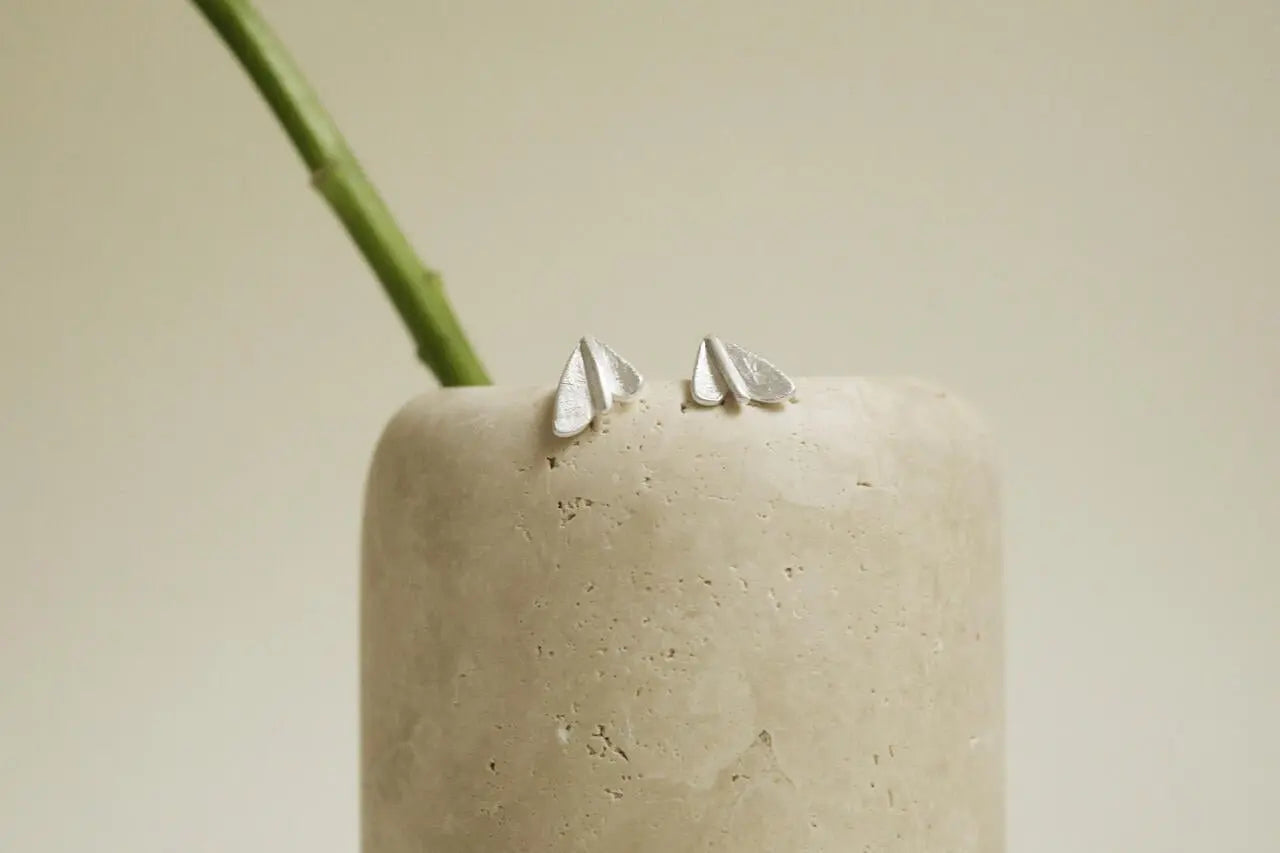 Vol Silver Stud Earrings - Dyrberg/Kern NZ