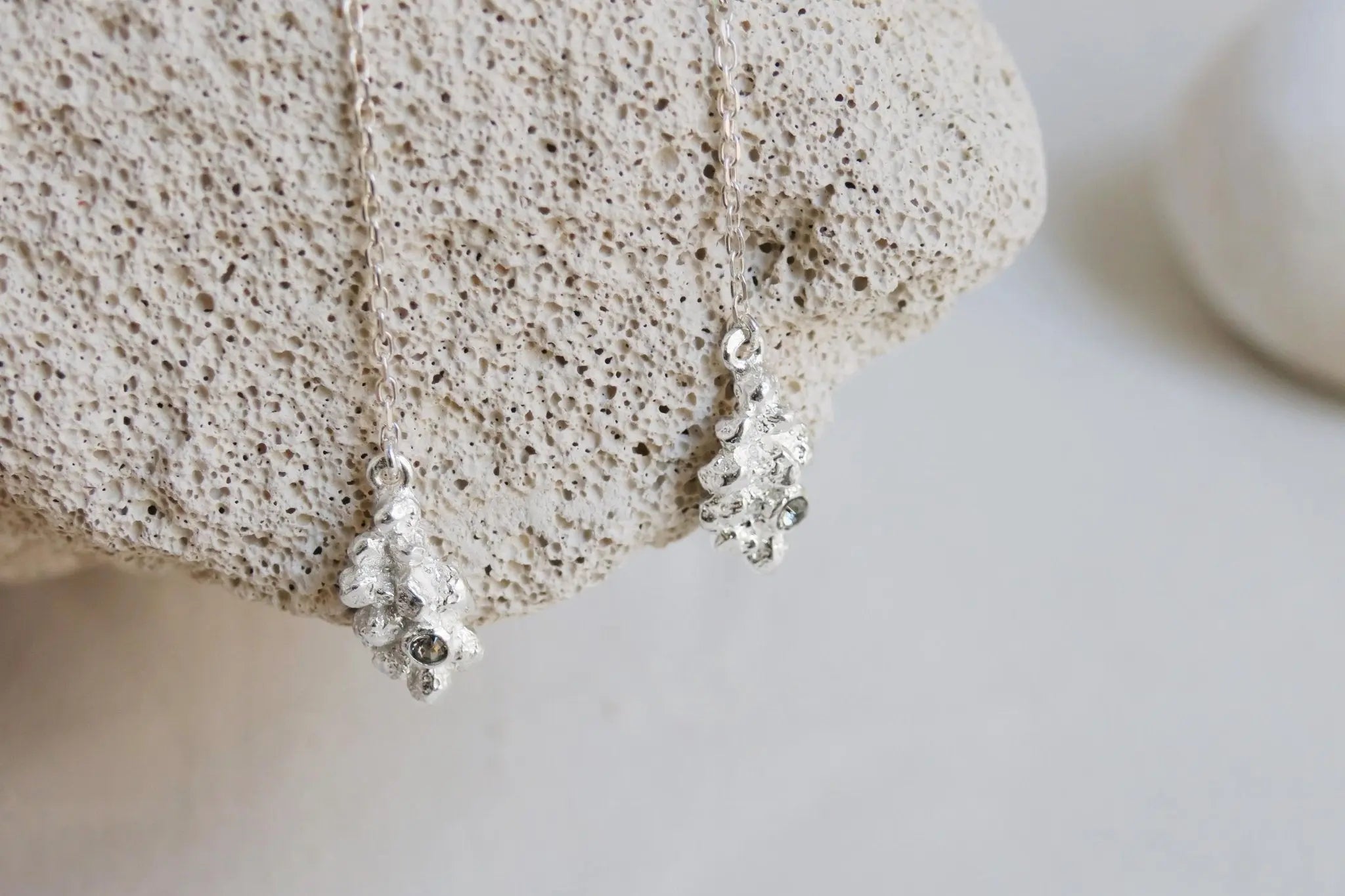 Arena Silver Drop Earrings - Dyrberg/Kern NZ