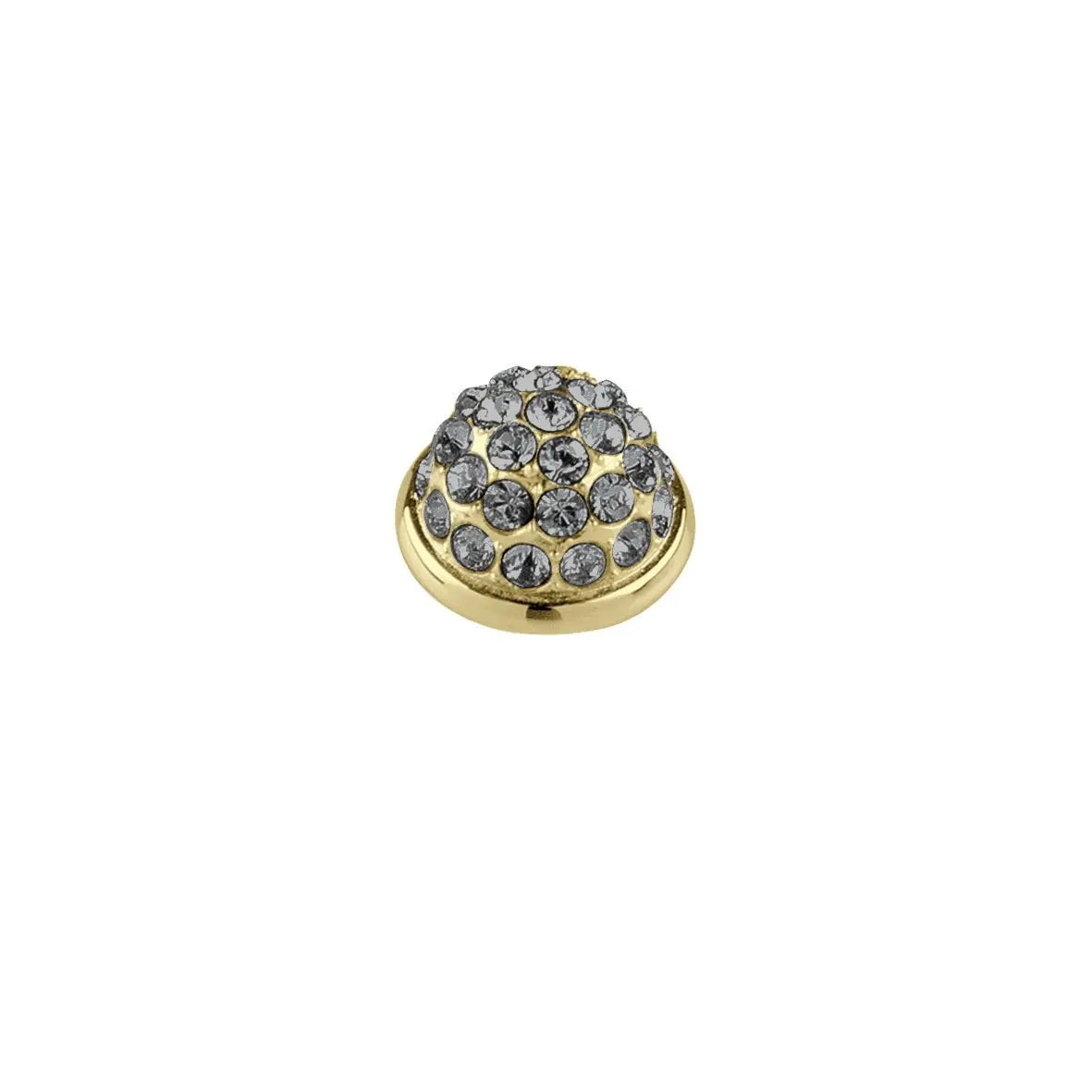 Calm Gold Interchangeable Ring Topper - Grey - Dyrberg/Kern NZ