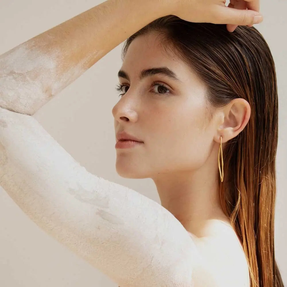 Clara Gold Hoops Oval - Dyrberg/Kern NZ