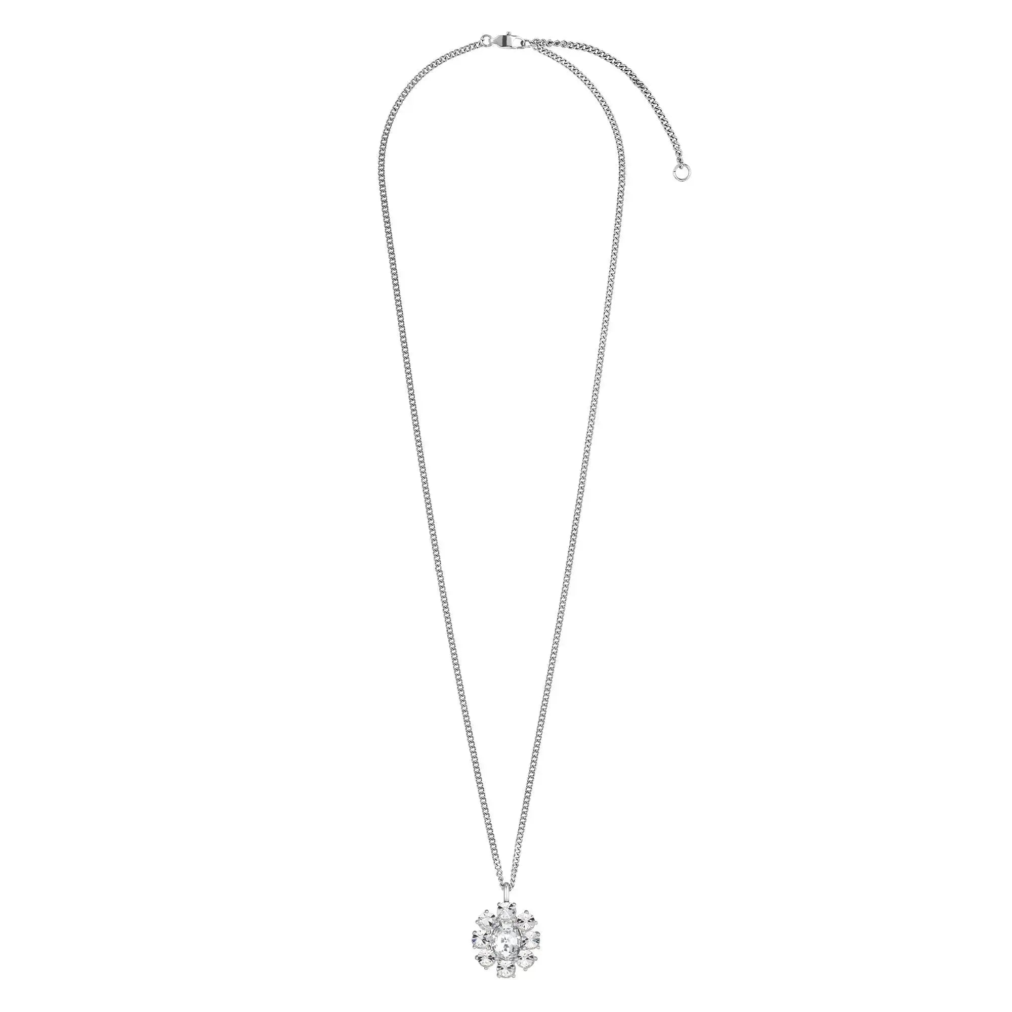 Claudia Shiny Silver Necklace - Yellow - Dyrberg/Kern NZ