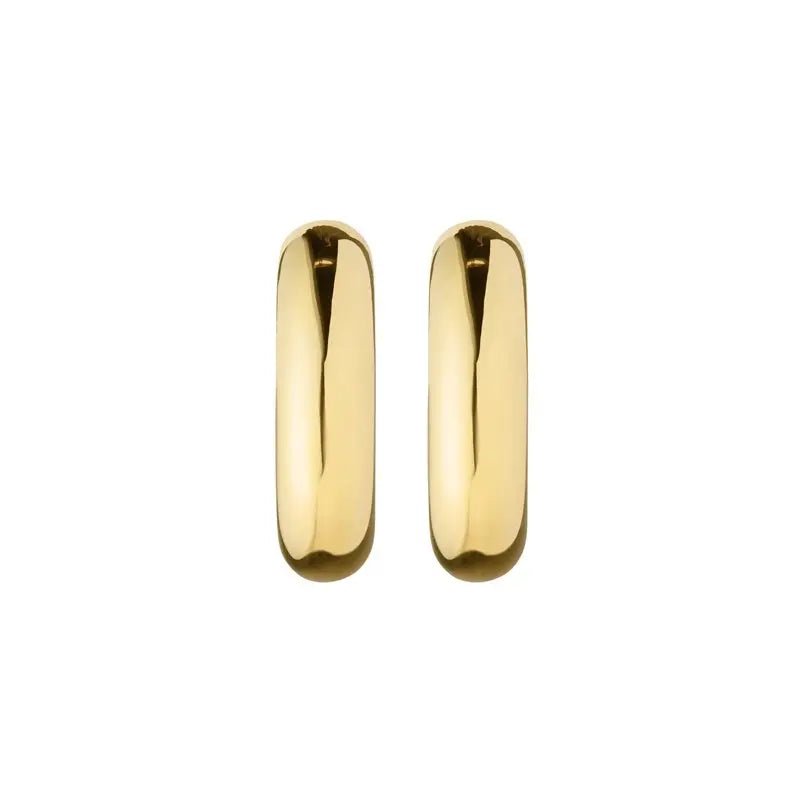 Ellen Shiny Gold Earrings - Dyrberg/Kern NZ