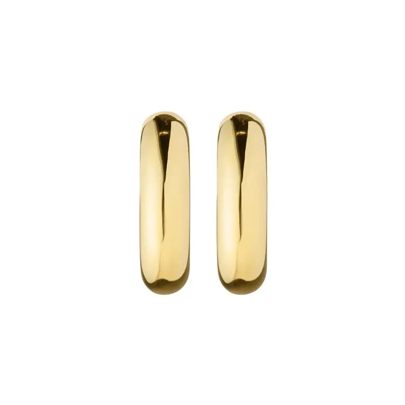 Ellen Shiny Gold Earrings - Dyrberg/Kern NZ