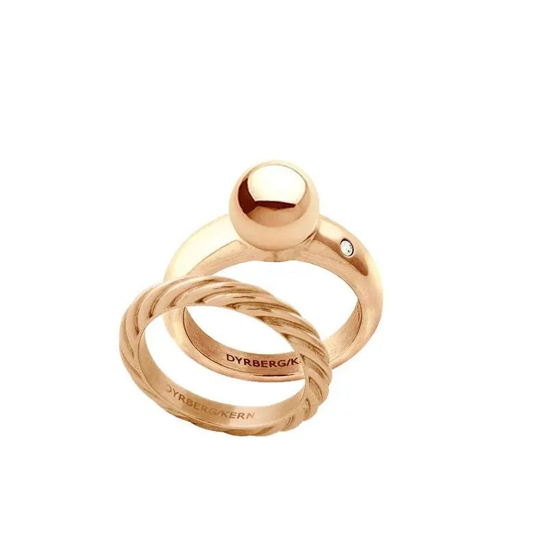 Essence Rose Gold Interchangeable Ring Topper - Dyrberg/Kern NZ