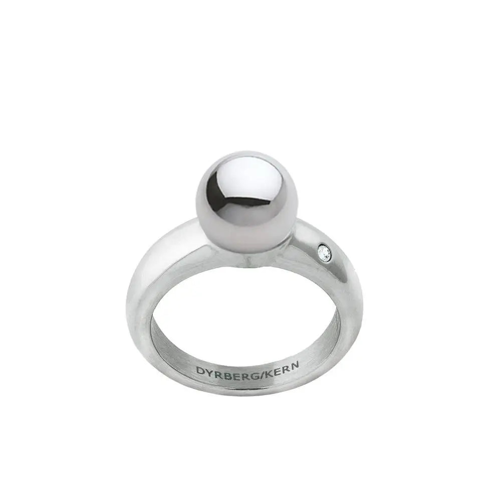 Essence Shiny Silver Interchangeable Ring Topper - Dyrberg/Kern NZ