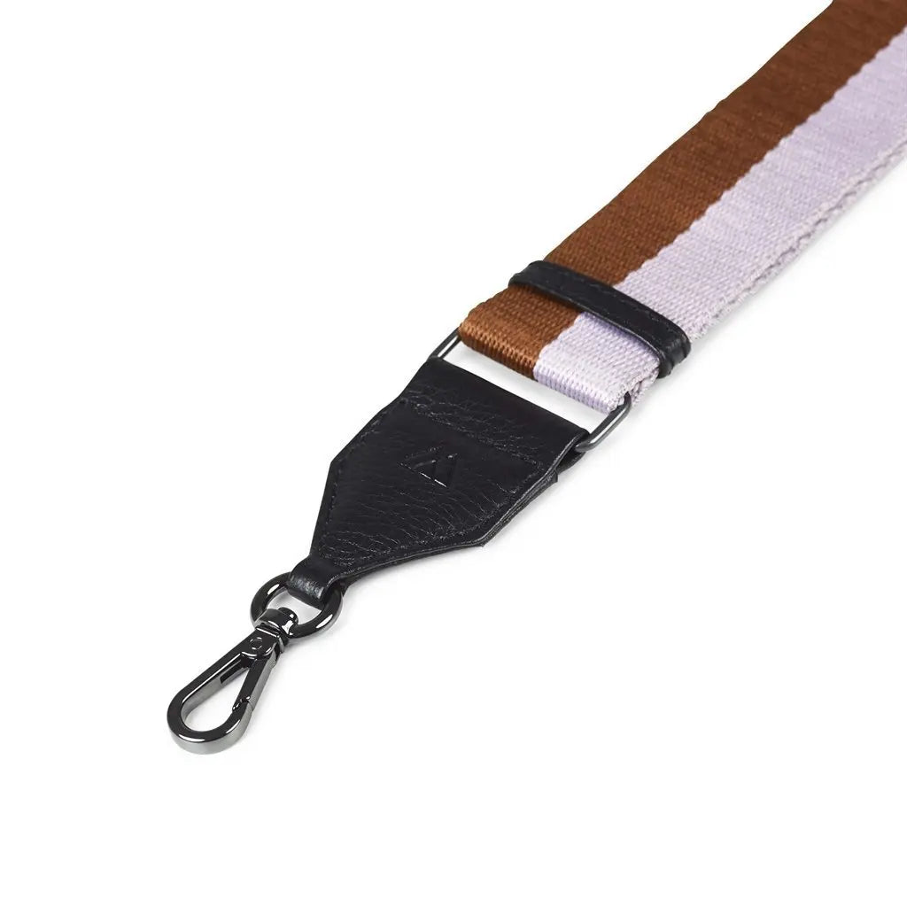 Finley Guitar Strap, Lavender+Cognac - Dyrberg/Kern NZ