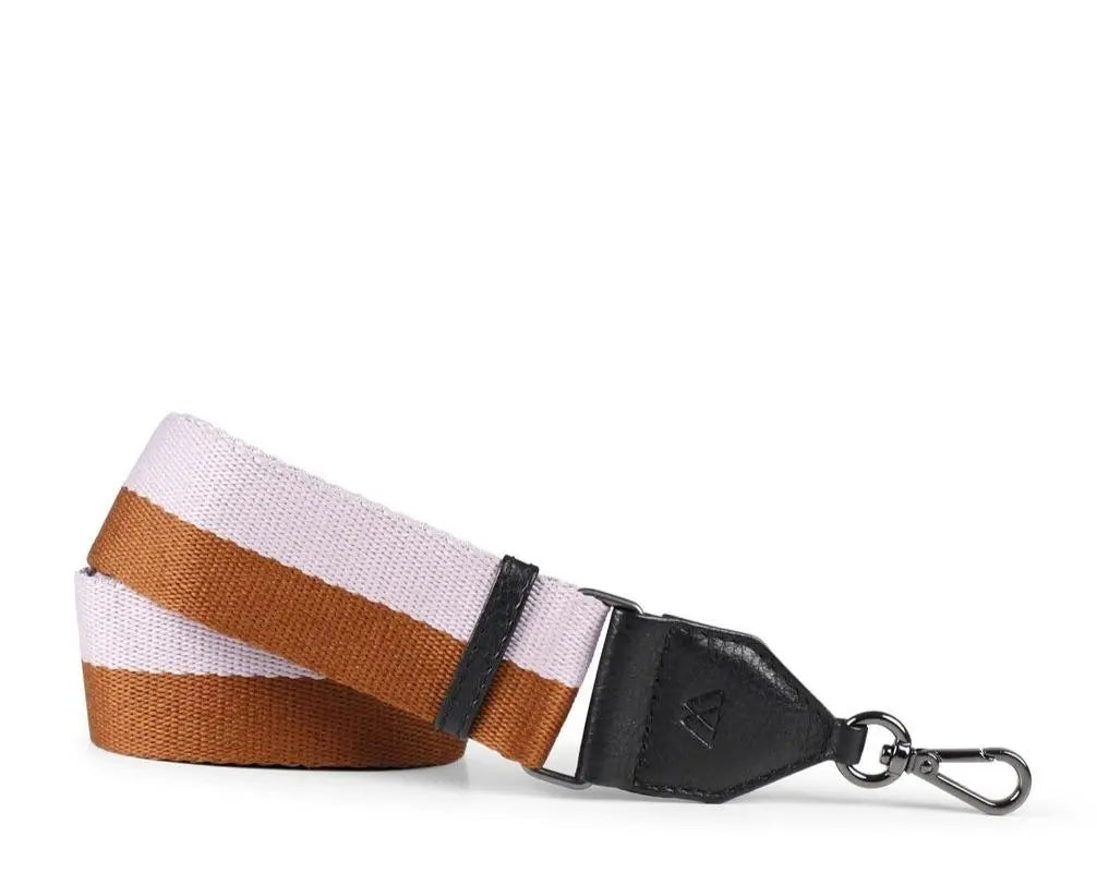 Finley Guitar Strap, Lavender+Cognac - Dyrberg/Kern NZ