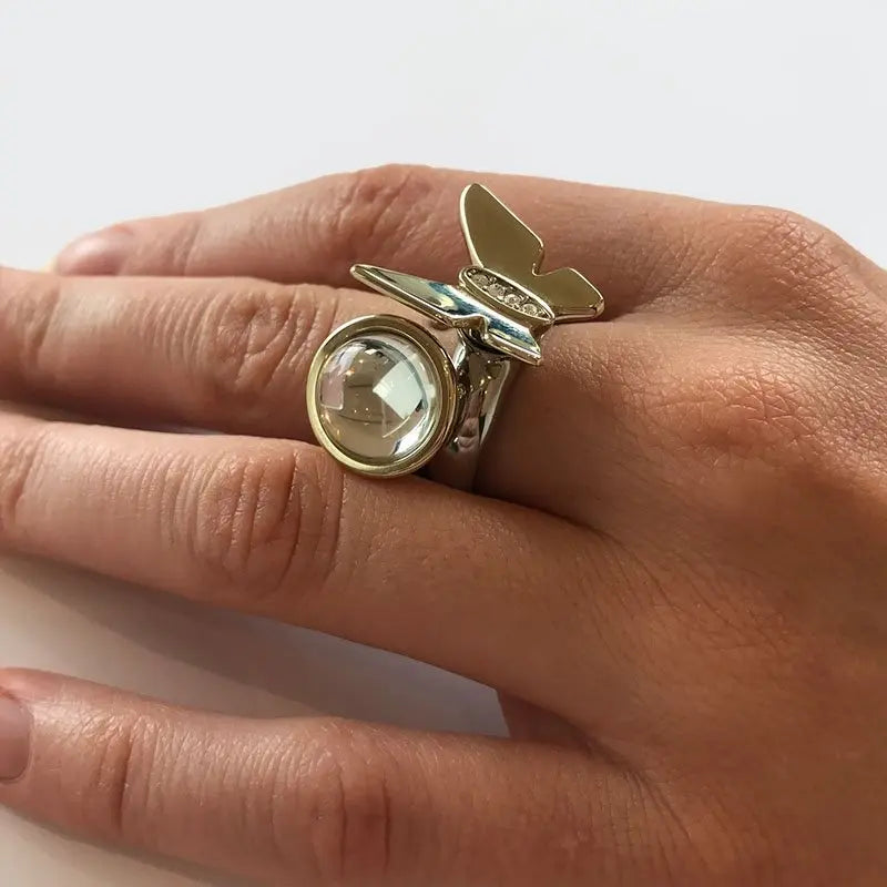 Freedom Gold Interchangeable Ring Topper - Dyrberg/Kern NZ