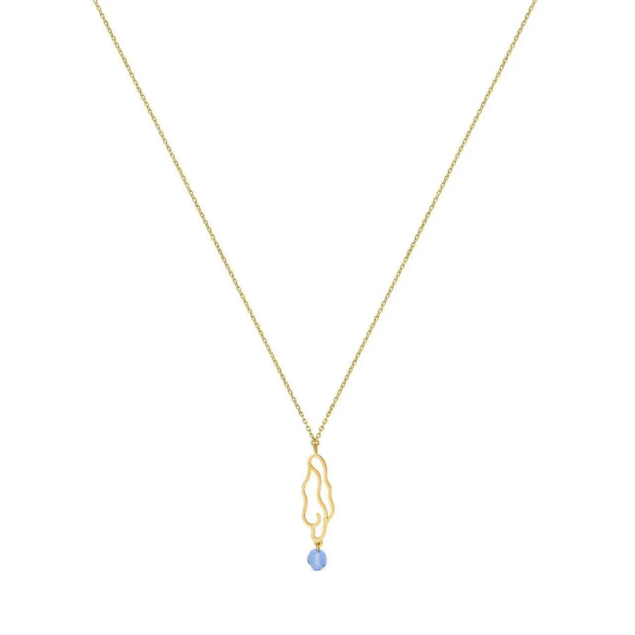 Gaudi Gold Necklace Long Pendant - Dyrberg/Kern NZ