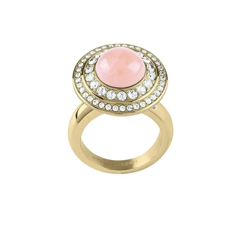 Grande Gold Rose Interchangeable Ring Topper - Dyrberg/Kern NZ