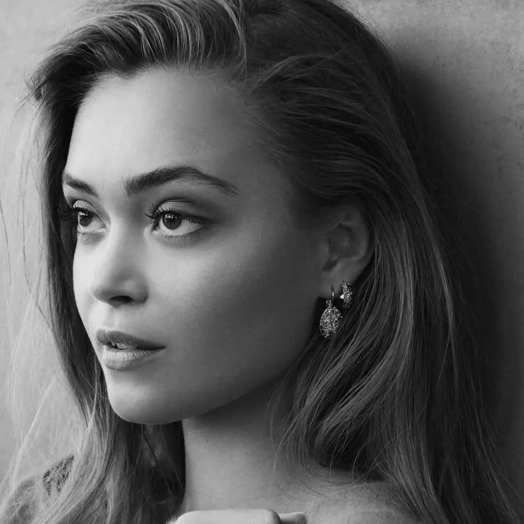 Heidi Gold Hoop Earrings - Dyrberg/Kern NZ