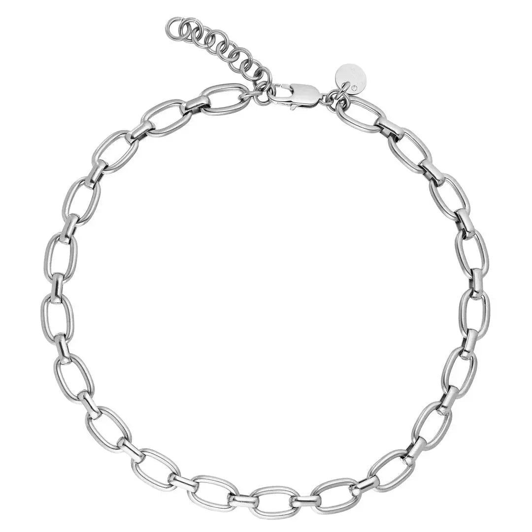 Jam Shiny Silver Necklace - Dyrberg/Kern NZ