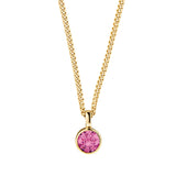 Jemma Gold Necklace - Pink - Dyrberg/Kern NZ