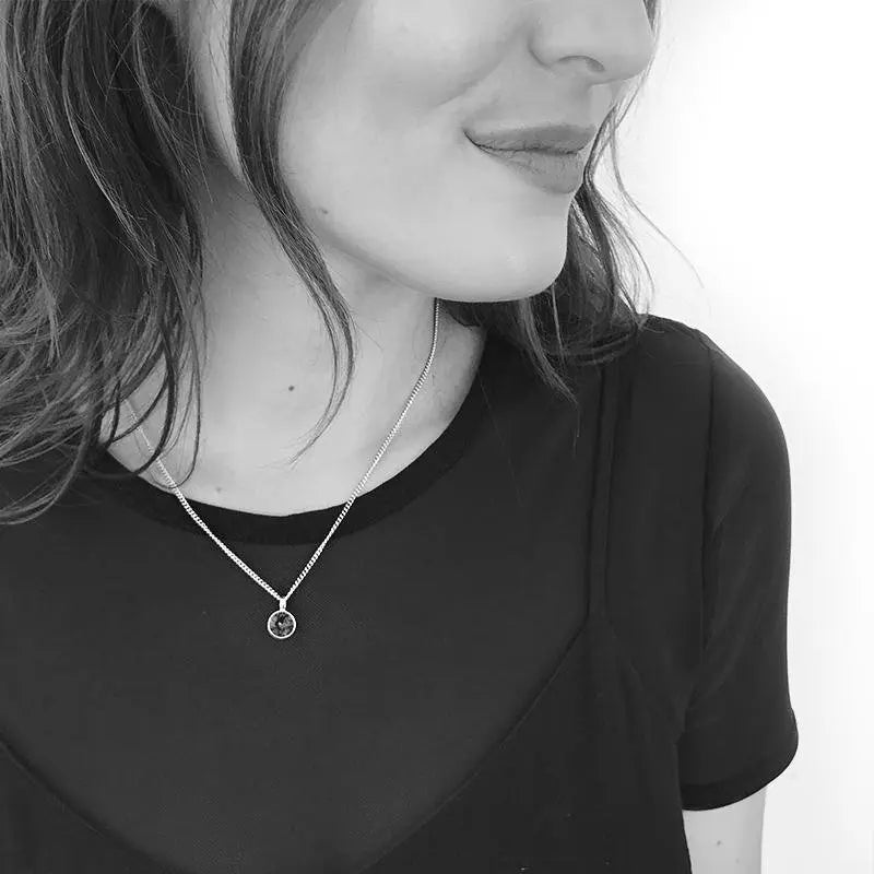 Jemma Shiny Silver Necklace - Dyrberg/Kern NZ