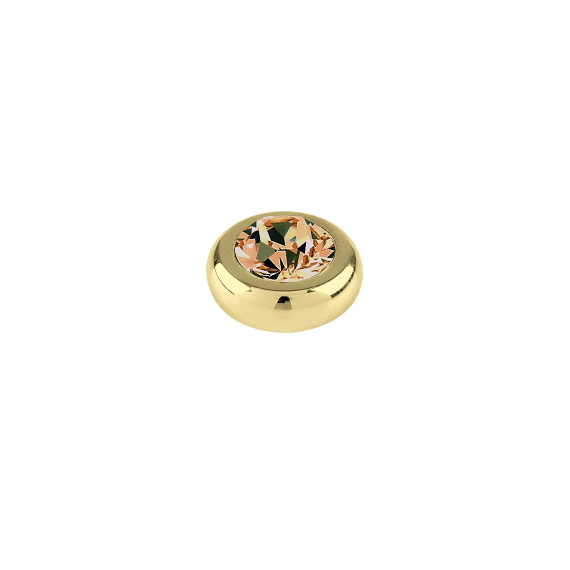 Joy Gold Interchangeable Ring Topper - Light Topaz - Dyrberg/Kern NZ