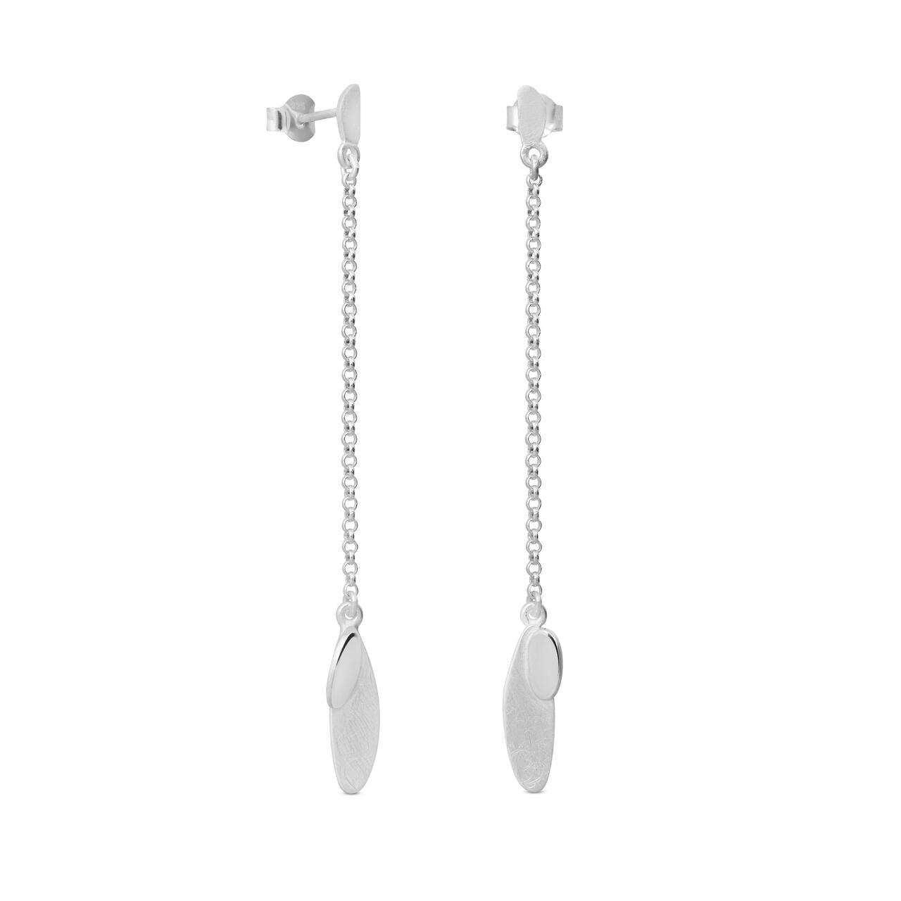 LILIA SILVER EARRINGS CHAIN DROP - Dyrberg/Kern NZ