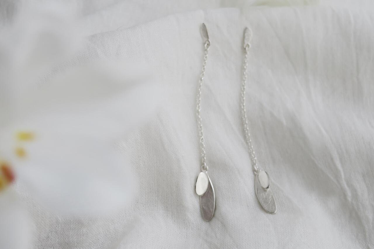 LILIA SILVER EARRINGS CHAIN DROP - Dyrberg/Kern NZ