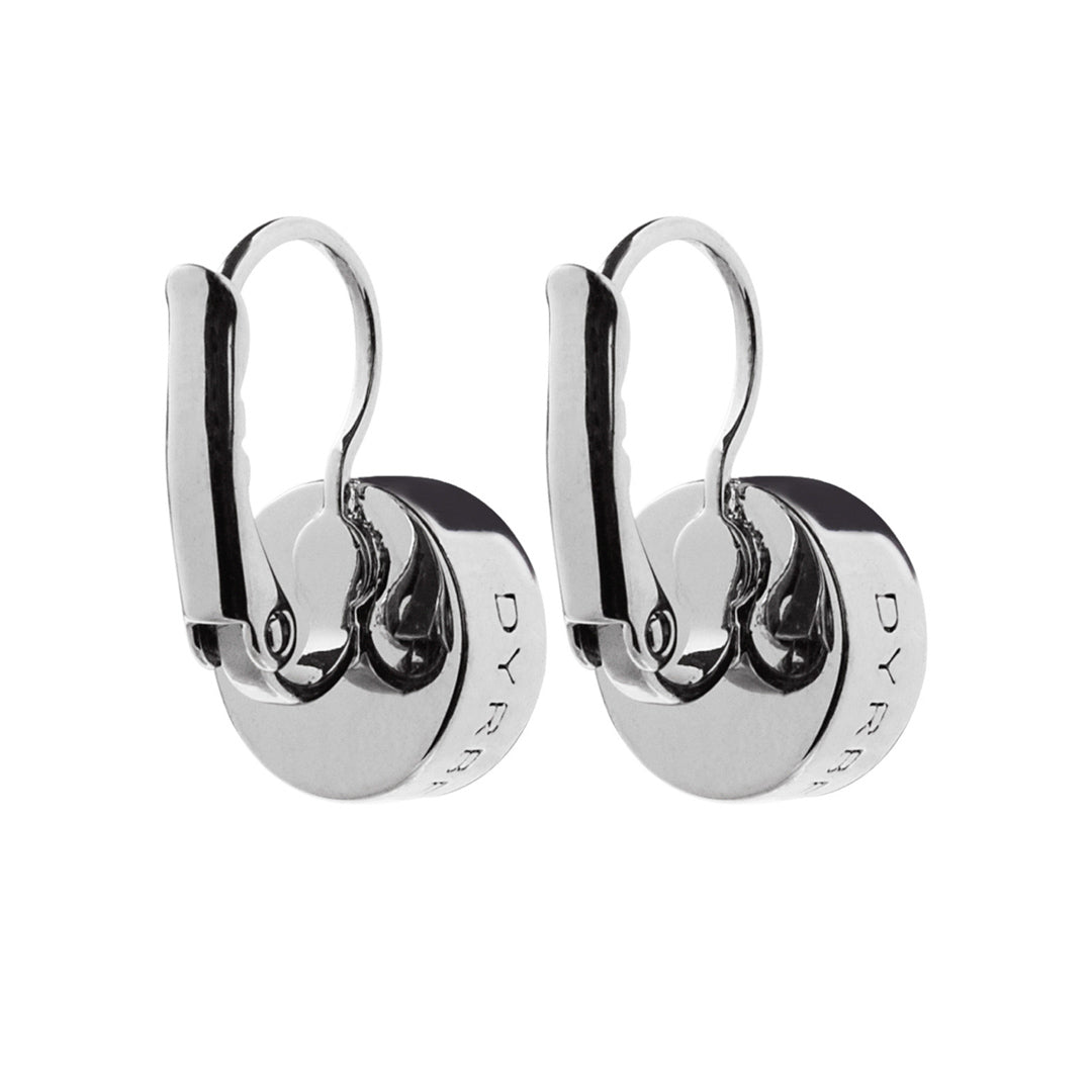 Louise Shiny Silver Earrings - Light Rose - Dyrberg/Kern NZ