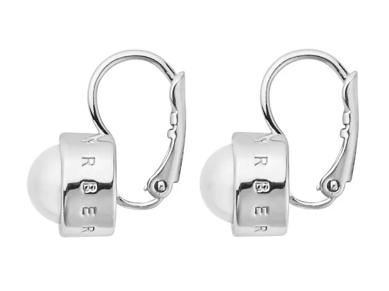 Lulu Shiny Silver Earrings - Dyrberg/Kern NZ