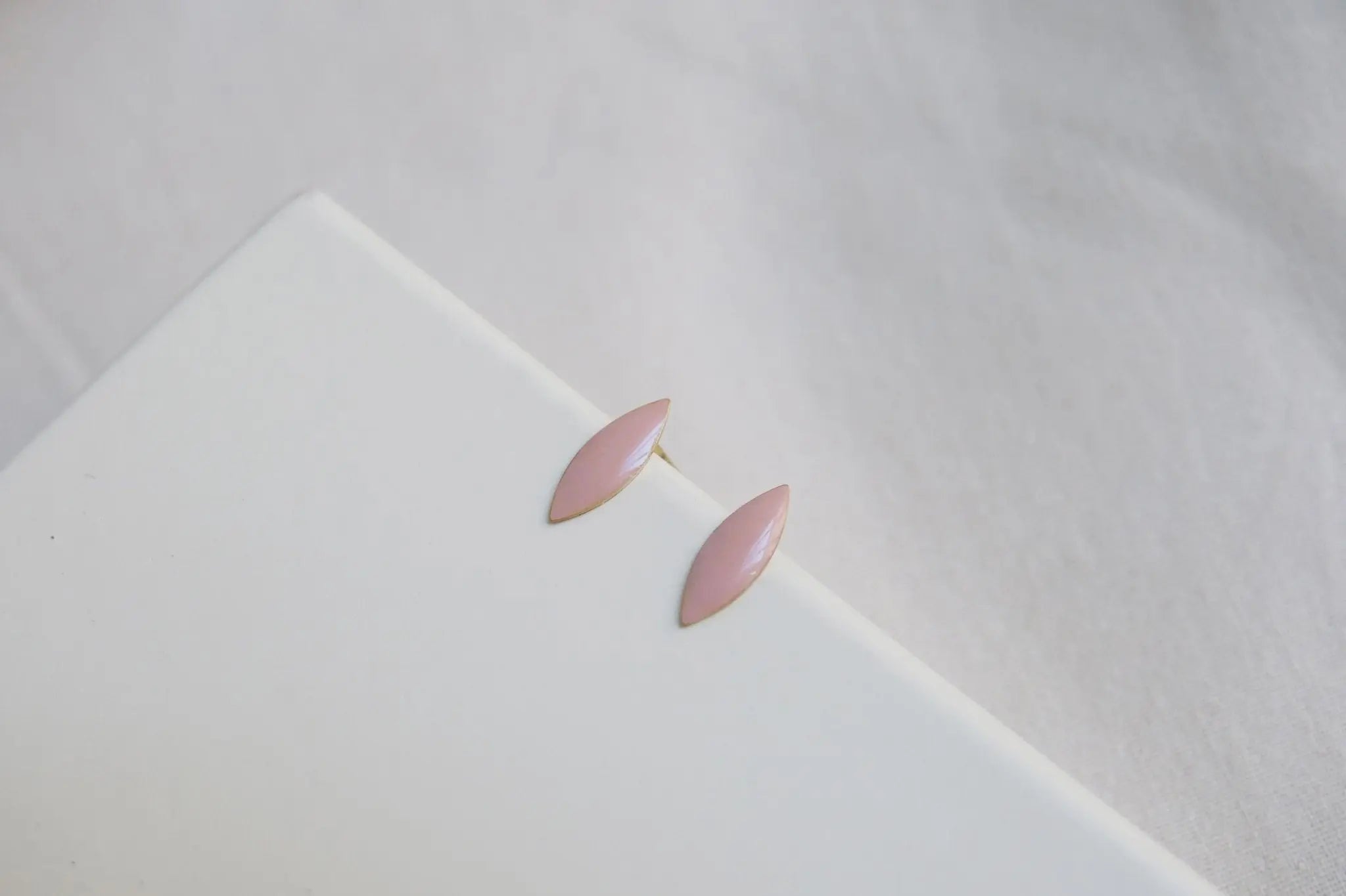 Minima Gold Stud Earrings Rose - Dyrberg/Kern NZ